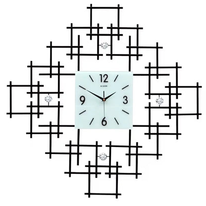 60x60cm New 3d Large Metal Metallic Wall Art Clock Customized Home Decor Dropshiping Products 2024 Decoration Watch for House