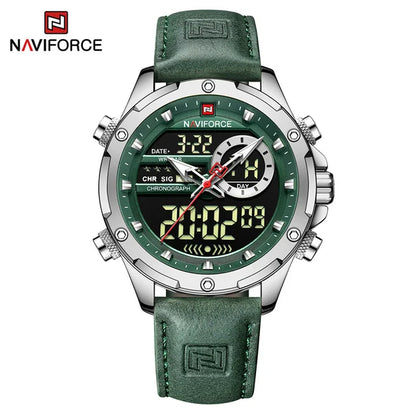 Hot Sale NAVIFORCE New 9208 Quartz Watches Men Casual Sports Chronograph Quartz Wrist Watch Waterproof Relojes Luxury Wristwatch