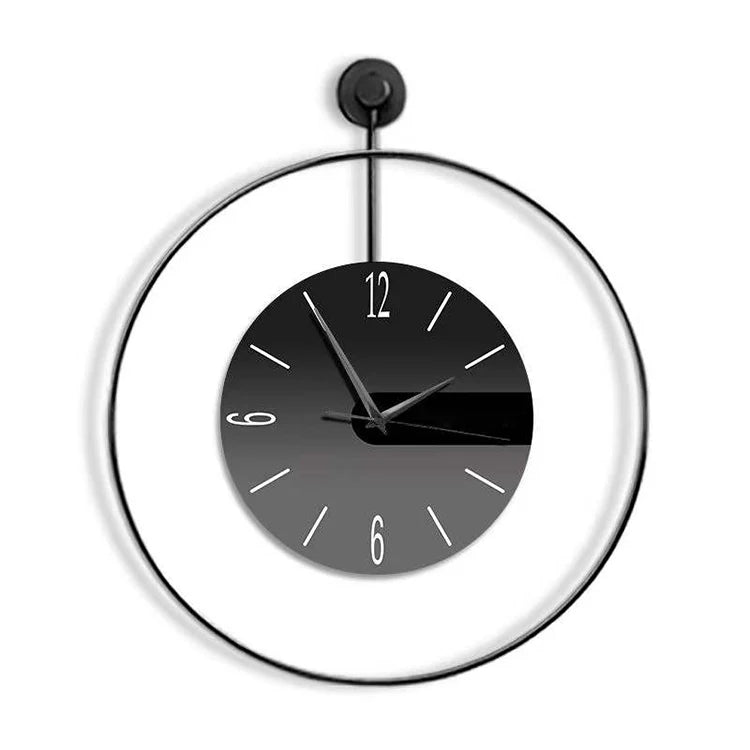 60x60cm New 3d Large Metal Metallic Wall Art Clock Customized Home Decor Dropshiping Products 2024 Decoration Watch for House