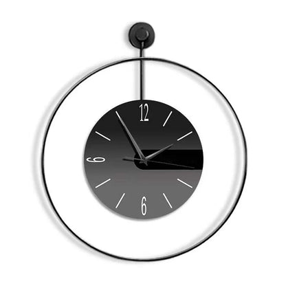60x60cm New 3d Large Metal Metallic Wall Art Clock Customized Home Decor Dropshiping Products 2024 Decoration Watch for House