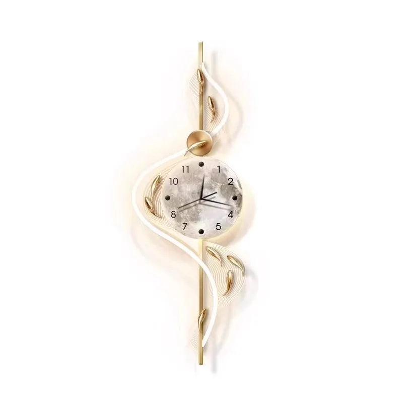 80X27CM Large Dropshipping Products 2024 Modern Pendulum Luxury Wall Hanging Clock Decorative Wall Watch Clock Home House Decor