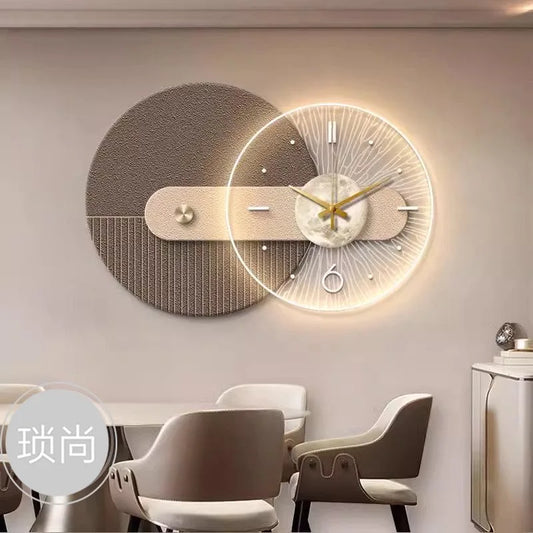 72x49cm Large Wall Clock New 3d Art Customized Home Decor Dropshiping Products 2024 Decoration Large Watch