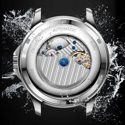 LOBINNI Top Brand Men Mechanical Wrist Watch Luxury Sport Watches for Men Water Proof