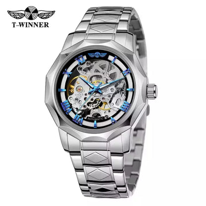 Winner Luxury Automatic Watches for Mens Mechanical Watch Fashion  Design Styles Stainless Steel Wristwatches Relogio