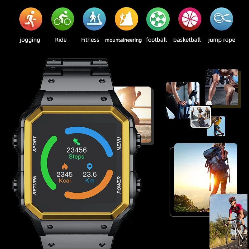Smartwatch Smart Watch High-end Luxury Man Watch 2024 Aiweile AW38 Waterproof for Android IOS Fitness Original Bluetooth Hebrew