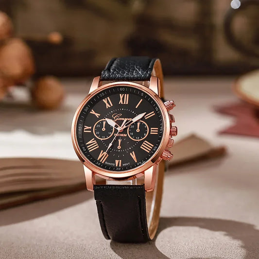 Watch Women Casual Ladies Watches Top Brand Luxury Woman Watch Leather Waterproof Simple Dress Quartz Wristwatch Female Clock