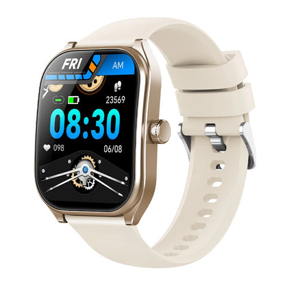 Smart Watch 2.01'' AMOLED Curved Screen IP68 Waterproof Bluetooth 5.3 Call AI Vioce Assistant Fitness Smartwatch for Men
