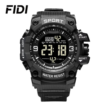 NEW ARRIVAL SPORTS WATCHES FOR MEN Outdoor Sports Waterproof LED Electronic Watch Rubber Student Digital Multifunction Watch