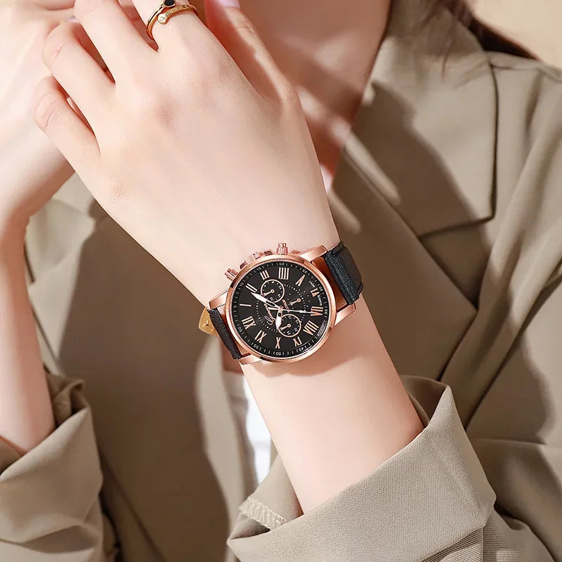 Watch Women Casual Ladies Watches Top Brand Luxury Woman Watch Leather Waterproof Simple Dress Quartz Wristwatch Female Clock