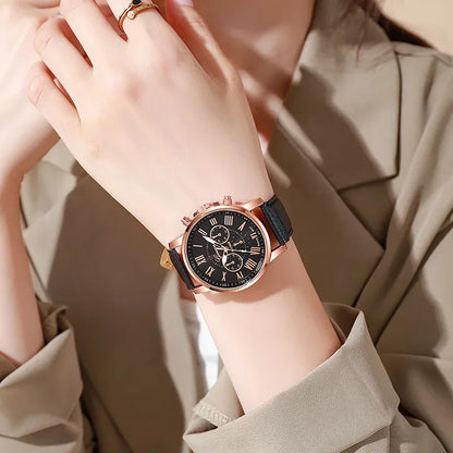 Watch Women Casual Ladies Watches Top Brand Luxury Woman Watch Leather Waterproof Simple Dress Quartz Wristwatch Female Clock