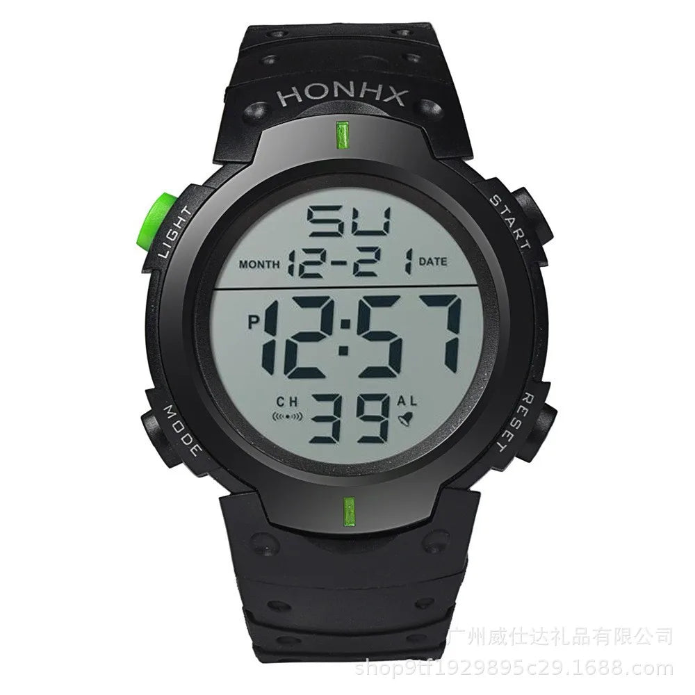 Men Electronic Watch Sports Watches For Men Waterproof Luminous Multifunction Outdoor Fitness Large Screen Electronic Wristwatch