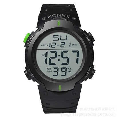 Men Electronic Watch Sports Watches For Men Waterproof Luminous Multifunction Outdoor Fitness Large Screen Electronic Wristwatch
