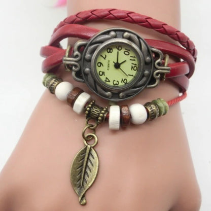 Elegant Ladies Watches Vintage Wristwatches for Women Leather Strap Small Dial Female Quartz Watch Часы Женские Наручные