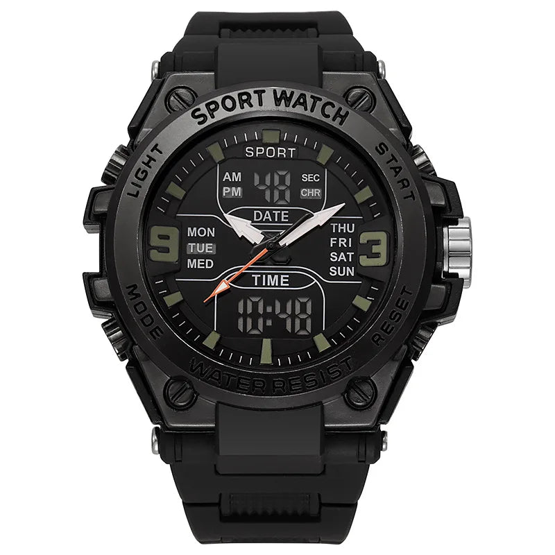 New fashion sports simple handsome cool men's electronic watches business 6/2000  design sense