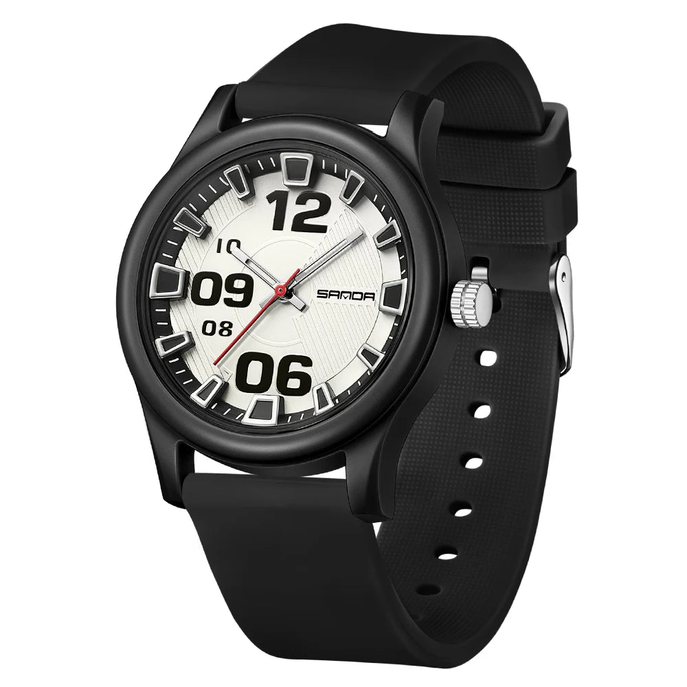 Fashion women's watches, simple casual Soft silicone strap lady watches waterproof, nurse watches for woman, ladies wristwatch