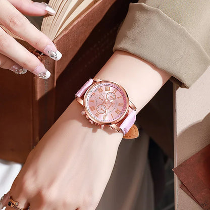 Watch Women Casual Ladies Watches Top Brand Luxury Woman Watch Leather Waterproof Simple Dress Quartz Wristwatch Female Clock