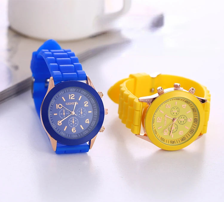 Women Watches 2024 New Fashion Luxury Brand Women Watch Silicone Strap Quartz Wrist Watch for Female Relogio Feminino Zegarki