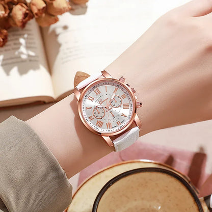 Watch Women Casual Ladies Watches Top Brand Luxury Woman Watch Leather Waterproof Simple Dress Quartz Wristwatch Female Clock