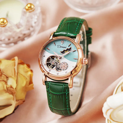 Women's Watches Waterproof Luminous Skeleton Original Automatic Mechanical Watch for Woman Elegant Ladies Watch Reloj Mujer