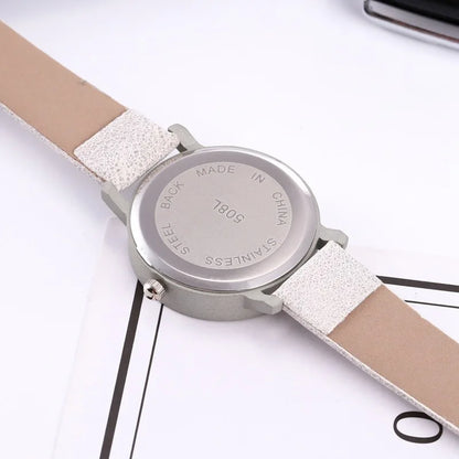 Women Watches Simple Casual Arabic Numbers Leather Analog Quartz Watches for Woman Fashion Ladies Clock Gift montres femmes