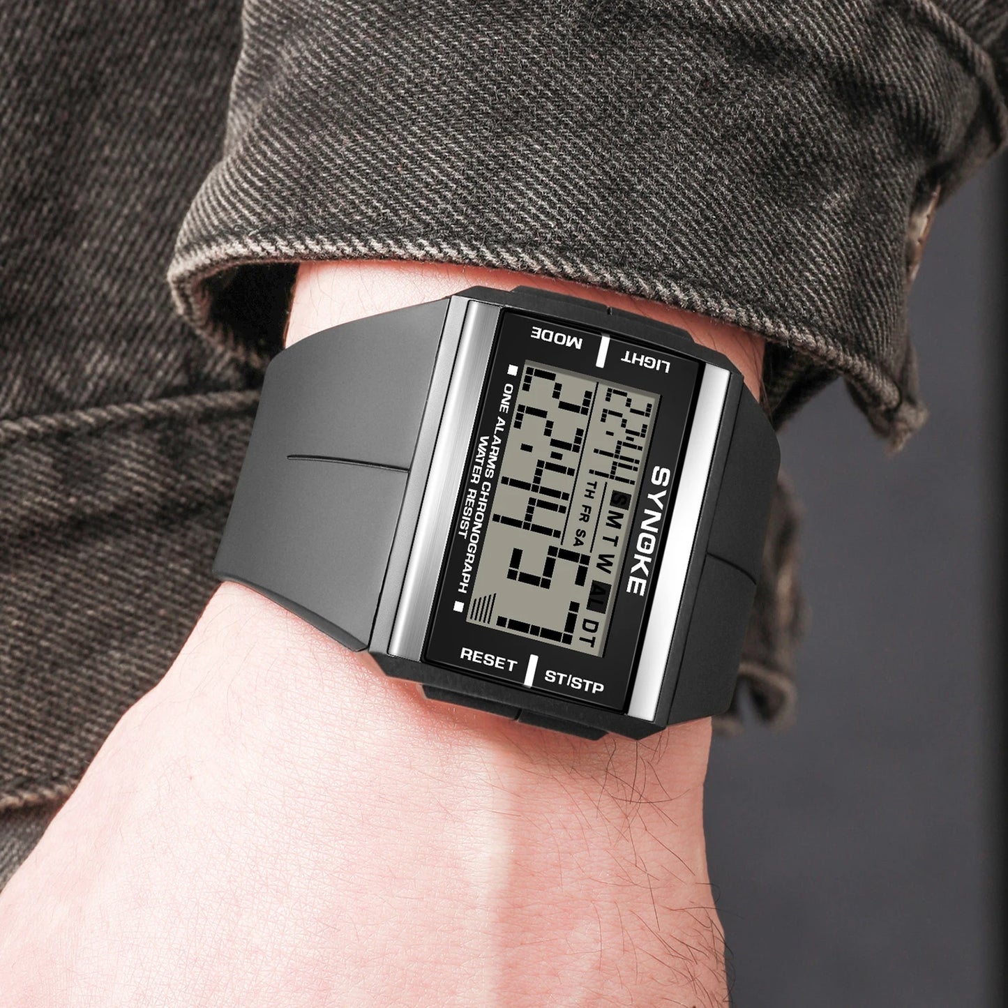 Digital Sports Watch: 50m Waterproof, Reliable & Stylish, Perfect for Every Adventure