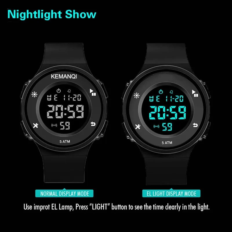 Men's Watch Sports LED Digital Watches Luminous Waterproof Multifunction Sport Clock Outdoor Military Wristwatch for men Kids