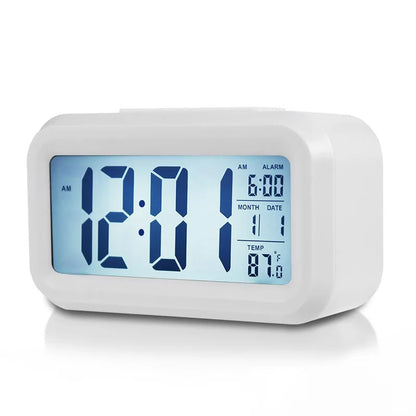 2025 NEW Temperature Version Alarm Clock Silent Clock Electronic Clock Light Sensing Alarm Clock With Voice Student Alarm Clock