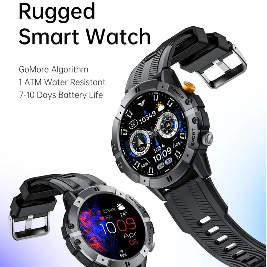 C29 Smart Sports Watch with 1.52-Inch Screen,7-Day Battery,Waterproof, HR/SpO2 Monitor,Bluetooth Calling and 100+ Sport Modes