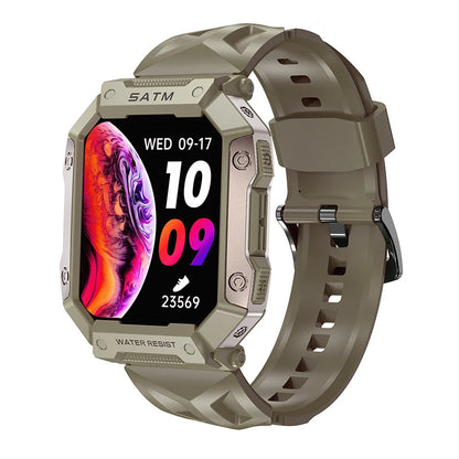 2024 New Outdoor Sports Smart Watch Waterproof IP67 Blood Pressure Oxygen Heart Rate Health Fitness Monitor Men Women Smartwatch