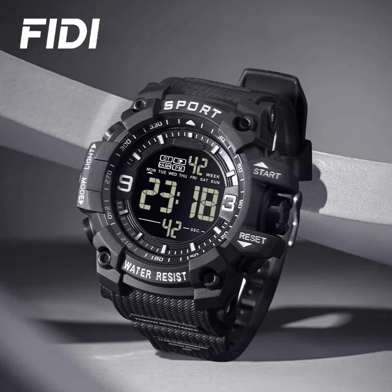 NEW ARRIVAL SPORTS WATCHES FOR MEN Outdoor Sports Waterproof LED Electronic Watch Rubber Student Digital Multifunction Watch