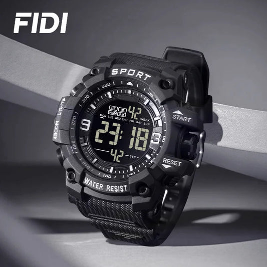 NEW ARRIVAL SPORTS WATCHES FOR MEN Outdoor Sports Waterproof LED Electronic Watch Rubber Student Digital Multifunction Watch