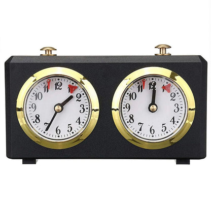 Professional Chess Clock Timer Mechanical Analog Clock Professional Competition Board Game Practical Countdown Timer