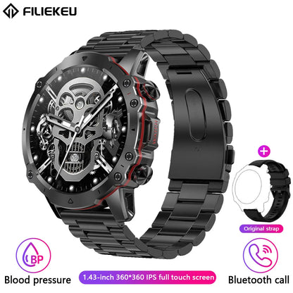 Smart Watch Men Fashion Sport Edition IP68Waterproof Fitness Tracker Man Classic Black Stainless Answer/Make Calls Smart Watches