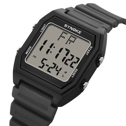 Men's Sports Watch , Digital Display, Square Dial, Fashionable TPU Strap, Ideal for Students