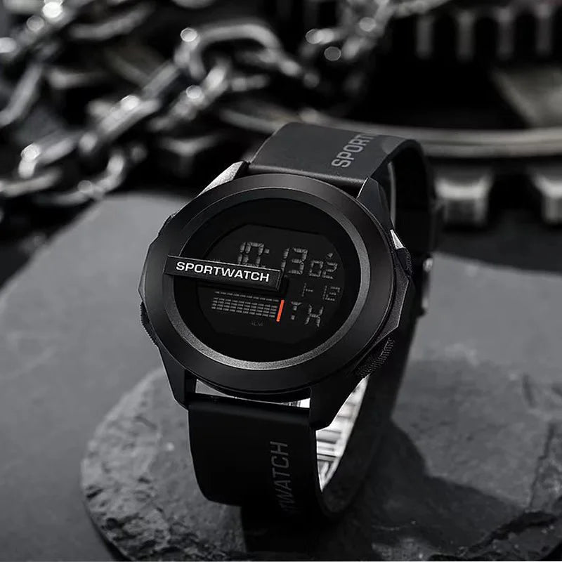 Men's Sports Watches Alarm Clock Multifunction Men LED Digital Watch Waterproof Fitness Sport Electronic Watch for Male Clock
