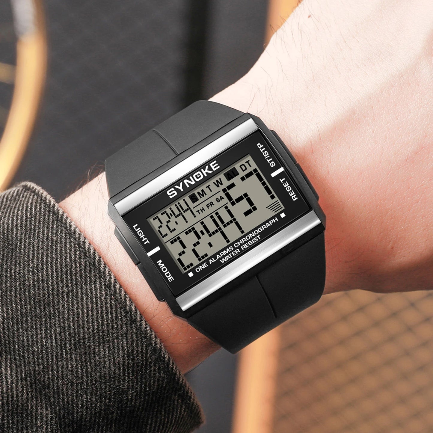 Digital Sports Watch: 50m Waterproof, Reliable & Stylish, Perfect for Every Adventure