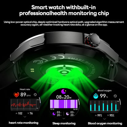 2025 New Smart Watch Men AMOLED HD Display Sports Health Tracker Waterproof Bluetooth Call Smartwatch Men For HUAWEI GT5 PRO
