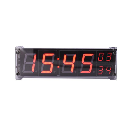 1.2" Wifi Clock 24 Hours Electronic Clock LED Digital TIME Display Second Temperature Alarm Clock Wireless Network Timing watch