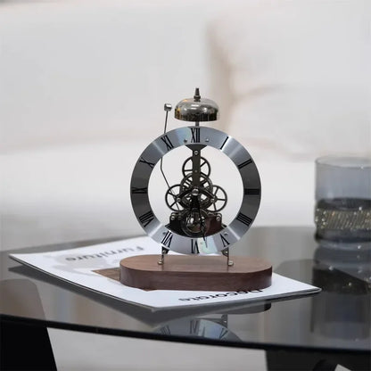Table Clock Gear Modern Aesthetic Luxury Desk Clocks Living Room Office Mechanism Table Clock Nordic Home Decoration