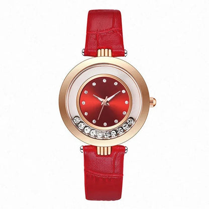 Watches For Women Female Luxury Temperament Ladies Watch Leather Belt Diamond Watch Analog Quartz Watch Reloj Mujer Montre Femme