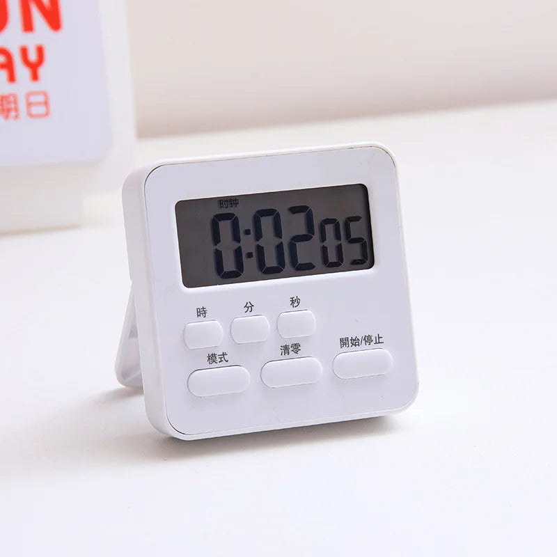 Alarm clock electronic clock display small digital clock Mini desktop Intelligent Desktop timer for  school students simple use