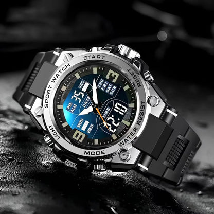 New fashion sports simple handsome cool men's electronic watches business 6/2000  design sense