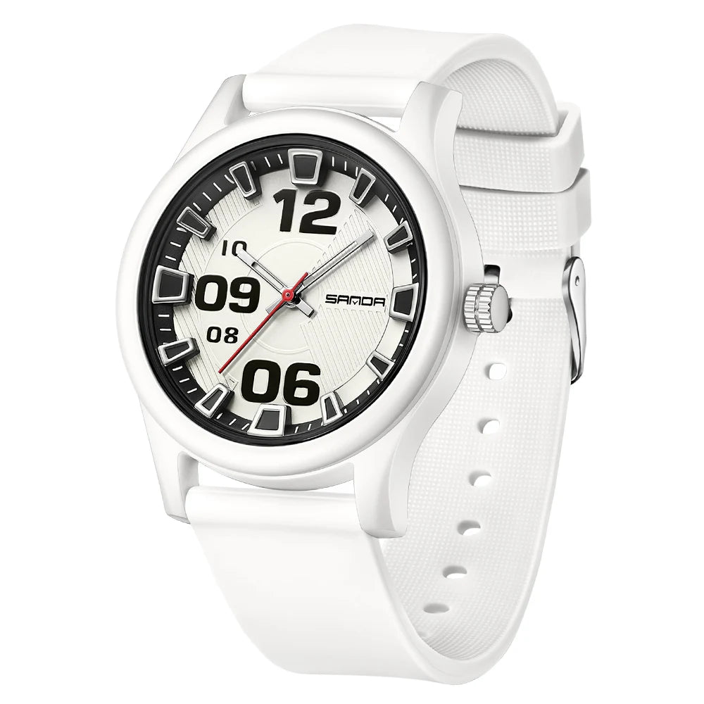 Fashion women's watches, simple casual Soft silicone strap lady watches waterproof, nurse watches for woman, ladies wristwatch