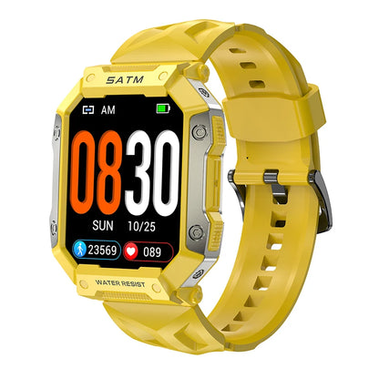 2024 New Outdoor Sports Smart Watch Waterproof IP67 Blood Pressure Oxygen Heart Rate Health Fitness Monitor Men Women Smartwatch