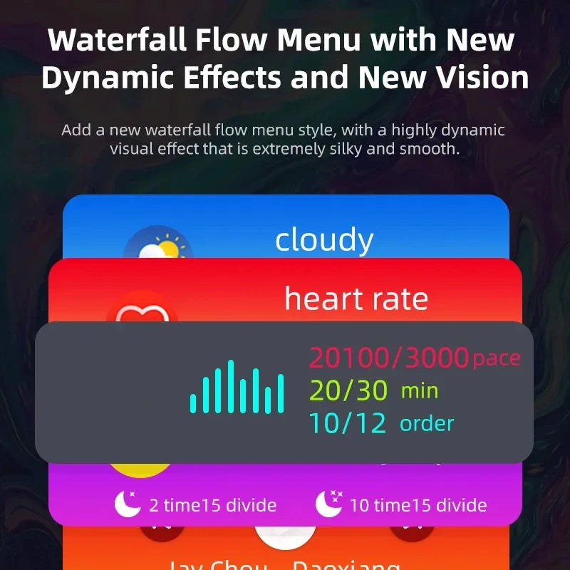 2025 New Smartwatch 7 Watch Straps Watch 10 T1000 Gift Amoled Circular Screen ECG Monitoring Reloj inteligente Wristwatch ﻿