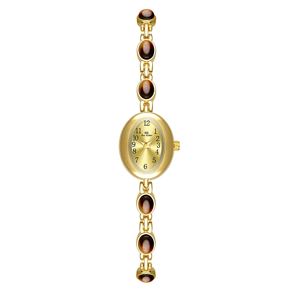 Watches For Woman Natural Jade Small Bracelet Quartz Wristwatch 2025 NEW Female Watch Vintage