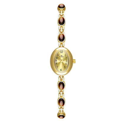 Watches For Woman Natural Jade Small Bracelet Quartz Wristwatch 2025 NEW Female Watch Vintage