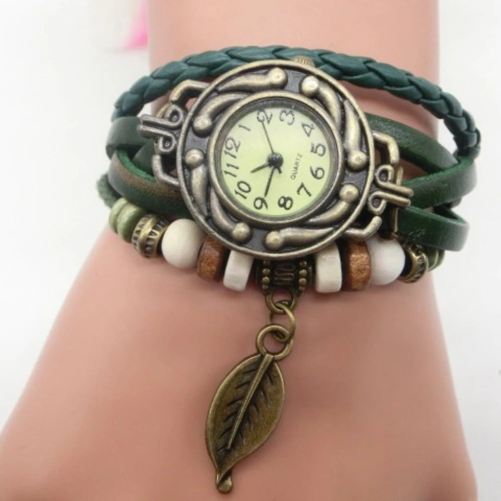 Elegant Ladies Watches Vintage Wristwatches for Women Leather Strap Small Dial Female Quartz Watch Часы Женские Наручные