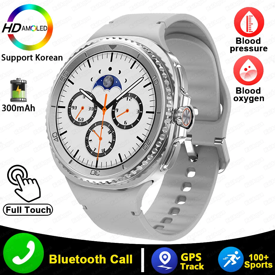Smart Watch 8 Classic Men HD Display Screen GPS Bluetooth Call Sports Fitness Waterproof Watch SmartWatch 1.32-inch Android IOS