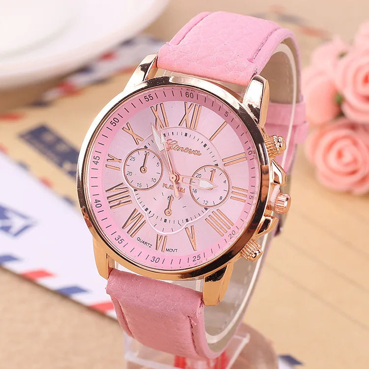 Watch Women Casual Ladies Watches Top Brand Luxury Woman Watch Leather Waterproof Simple Dress Quartz Wristwatch Female Clock